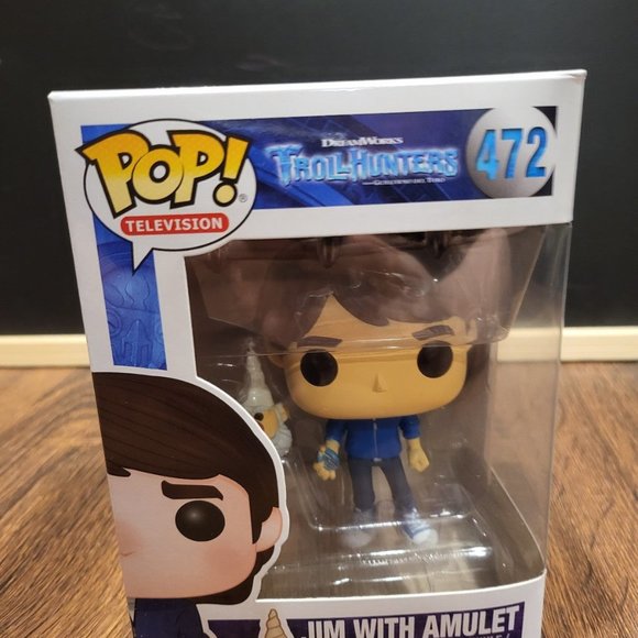 Dreamworks Troll hunters Jim with Amulet Funko Pop - Picture 1 of 11